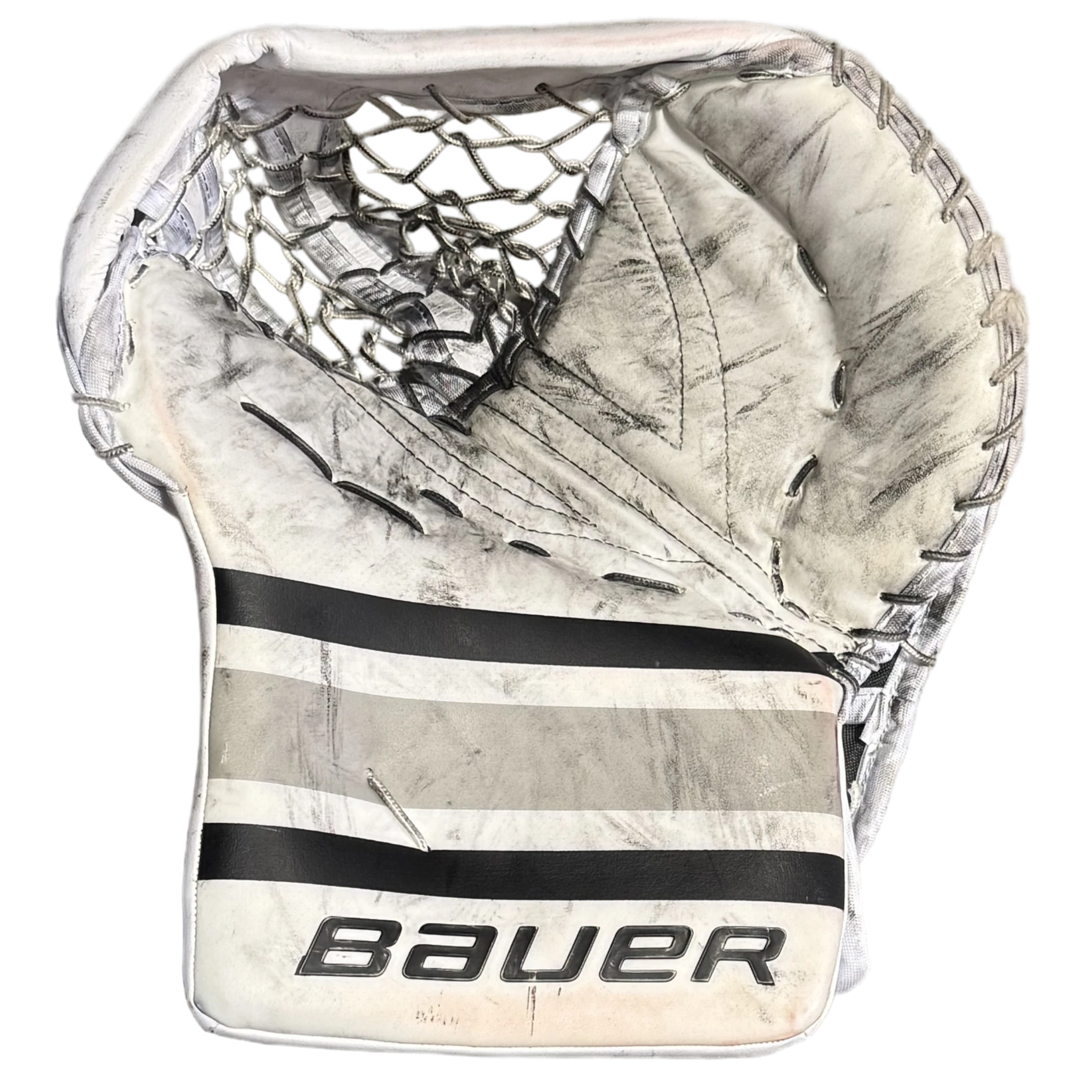 Bauer Vapor 2X Pro - Gant de gardien NCAA Pro Stock d'occasion (blanc)